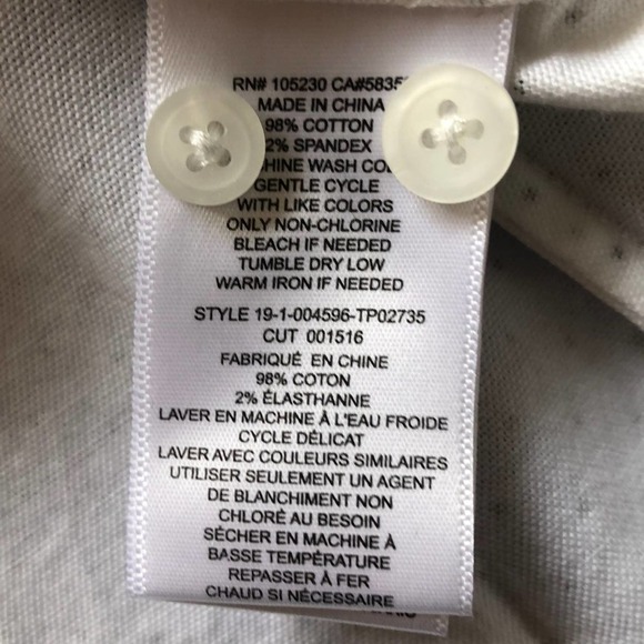 NWT Current Elliott adjustable ruche button up shirt SZ 4 - Picture 5 of 8